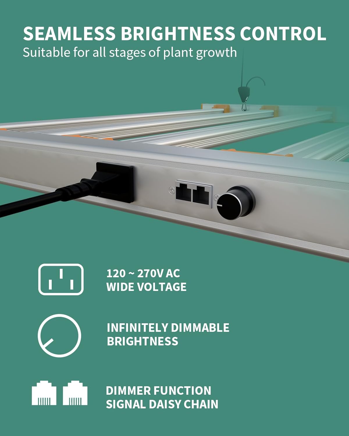 Dimmer Knob Control - 0-100% Brightness