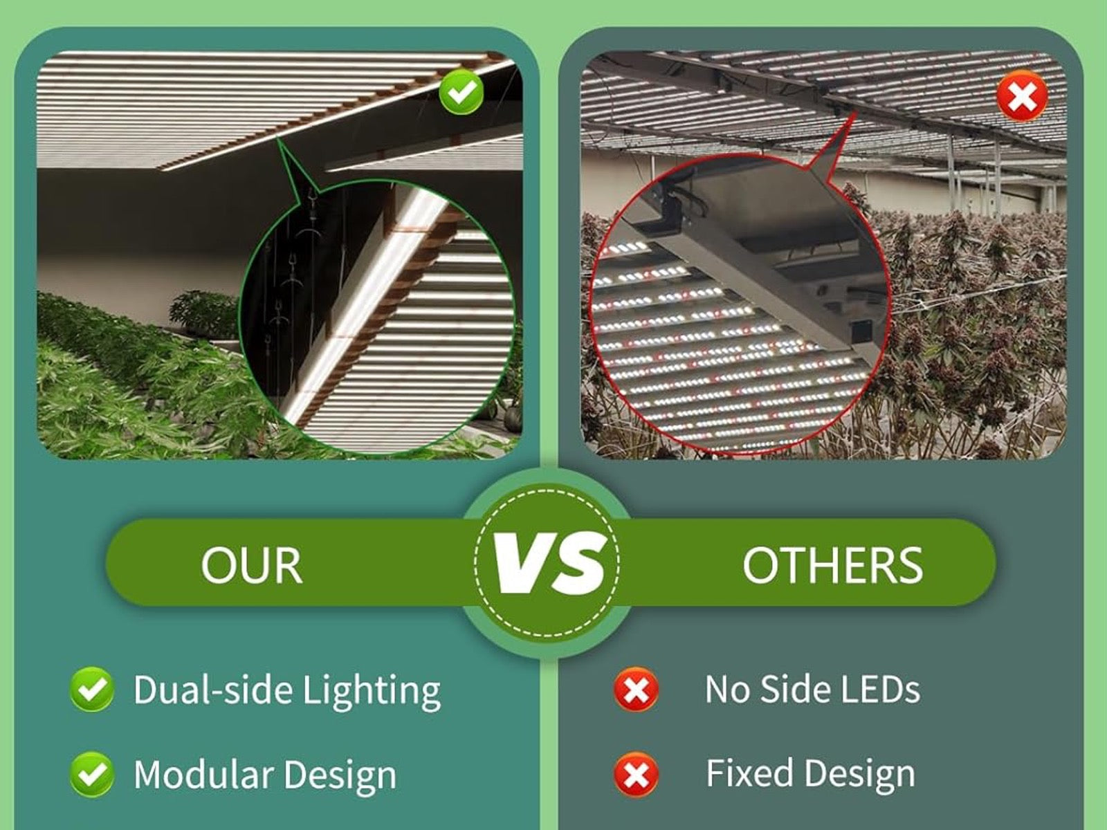 Dual Side Light Bar Design